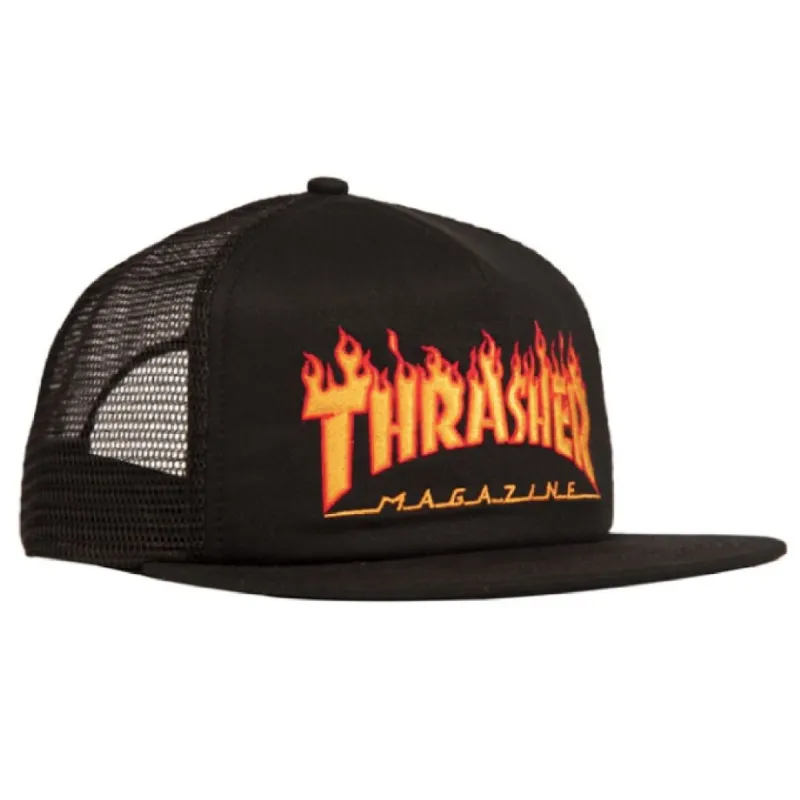 EMBROIDERED FLAME LOGO TRUCKER CAP sold by Top of the World
