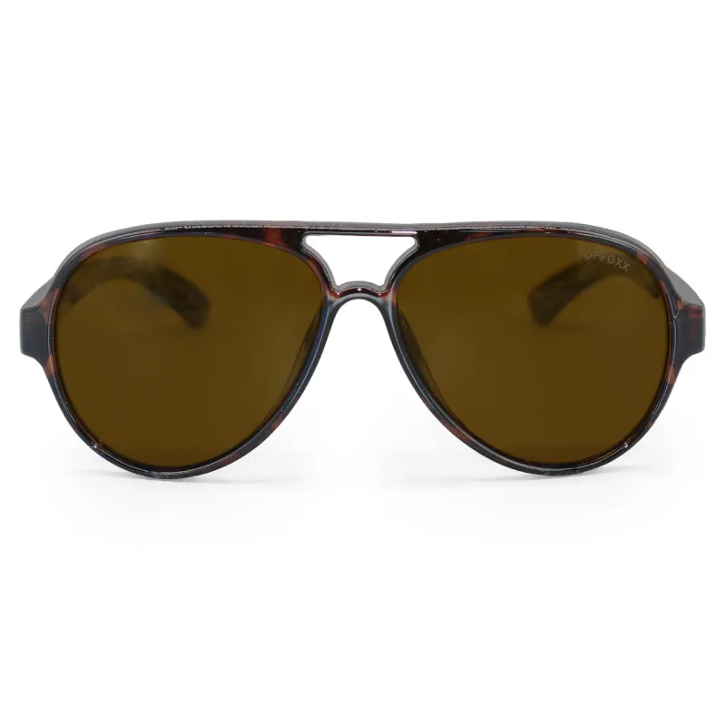 Poseidon Brown Tortoise – Tangle-Free Floating Aviators sold by Topfoxx