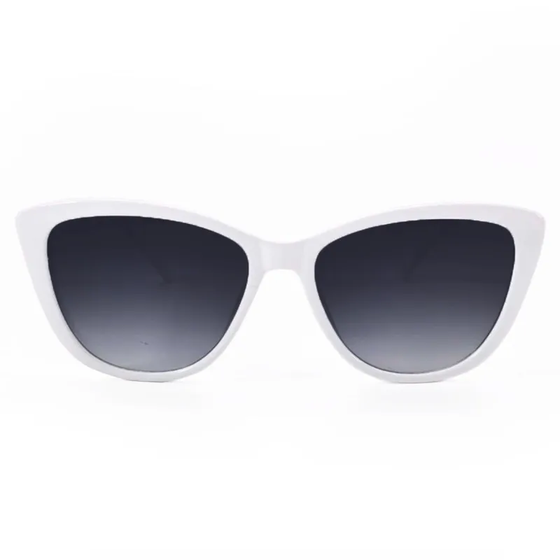 Kara - White Cat Eye Sunglasses made by Topfoxx