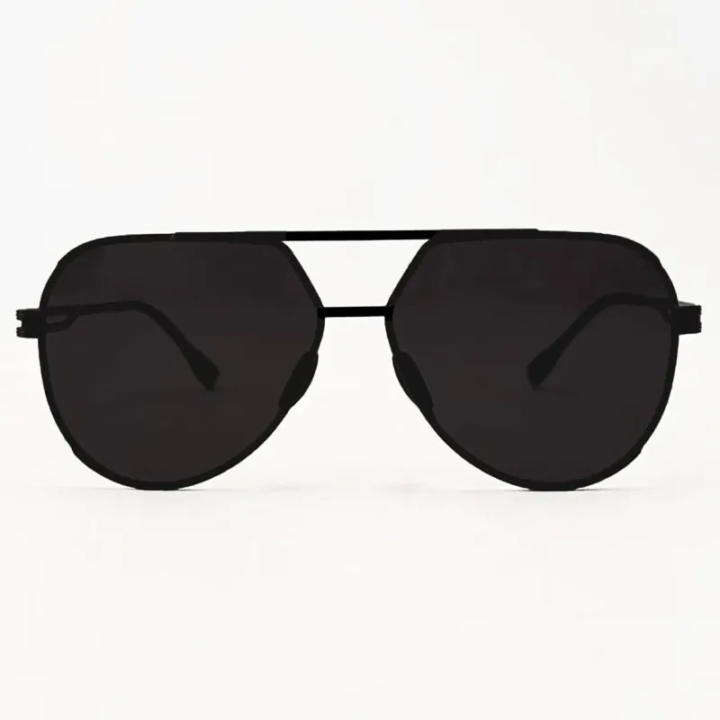 Untangled x Emily - Tangle Free - Black Aviator Sunglasses sold by Topfoxx