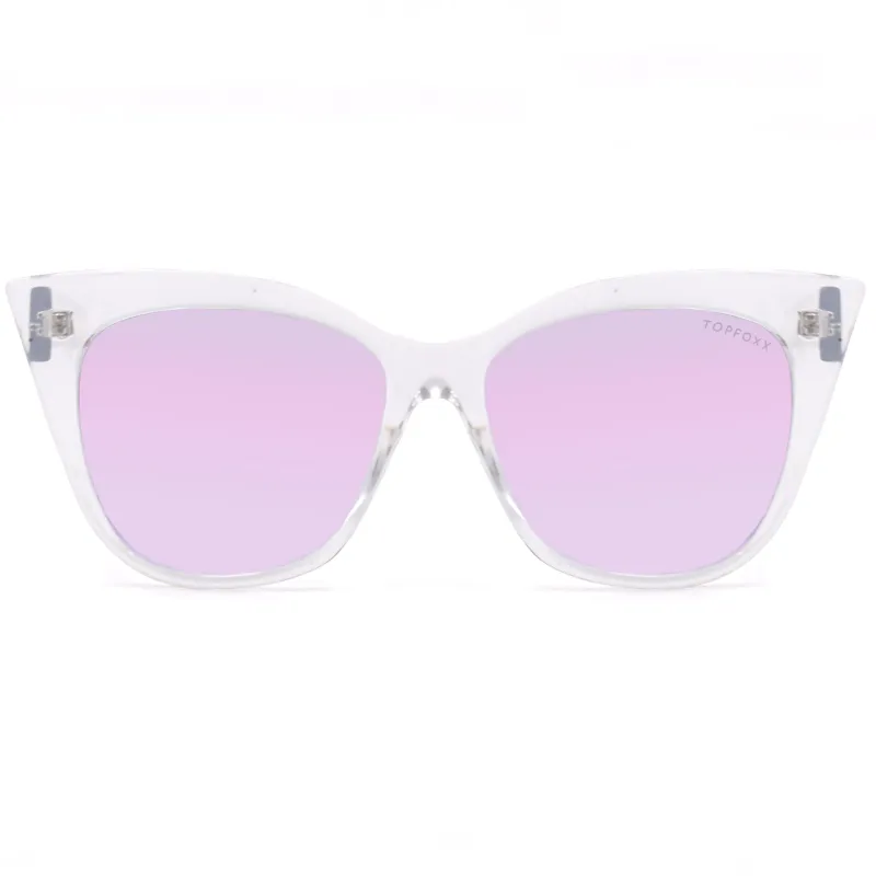Venice Cateye - Clear Purple - Prescription sold by Topfoxx