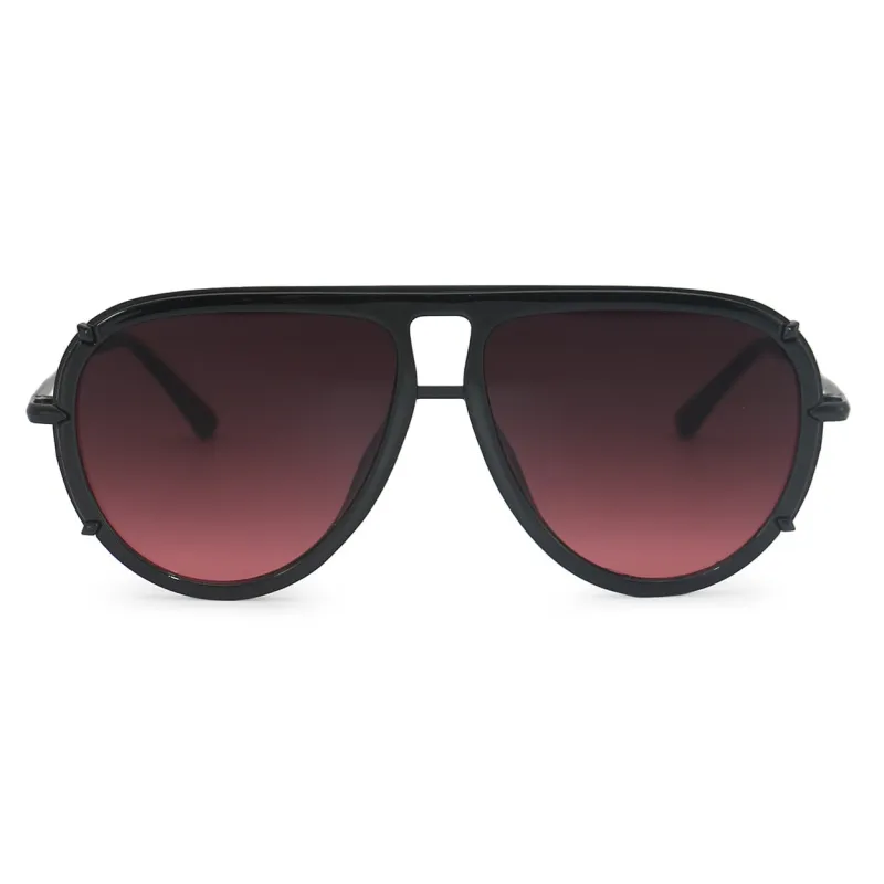 Ivy Luxe - Ruby Tangle-Free Round Aviator Sunglasses sold by Topfoxx