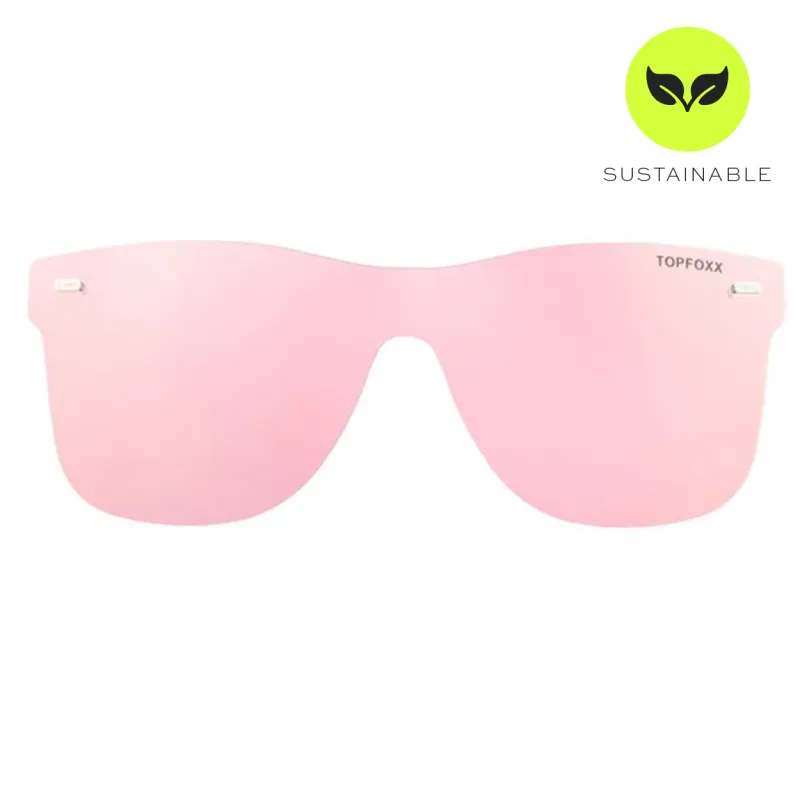 Sustainable Future Wife - Rosegold Square Wayfarer Sunglasses sold by Topfoxx