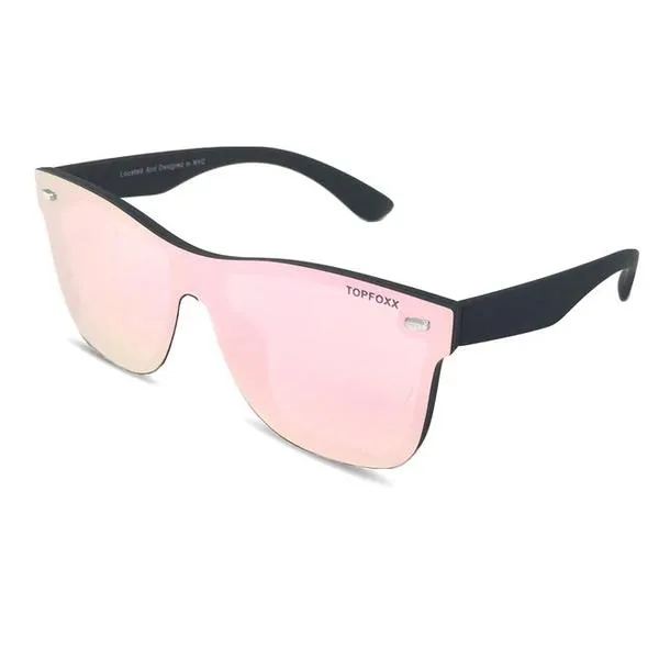 Sustainable Future Wife - Rosegold Square Wayfarer Sunglasses sold by Topfoxx product image thumbnail 3