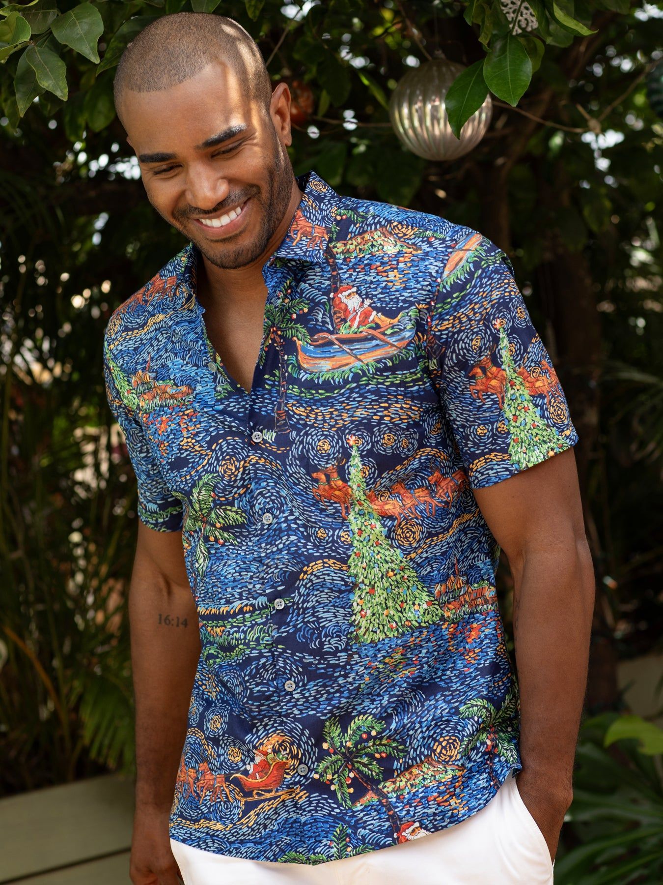 Santa Would Gogh sold by Tori Richard product image thumbnail 4