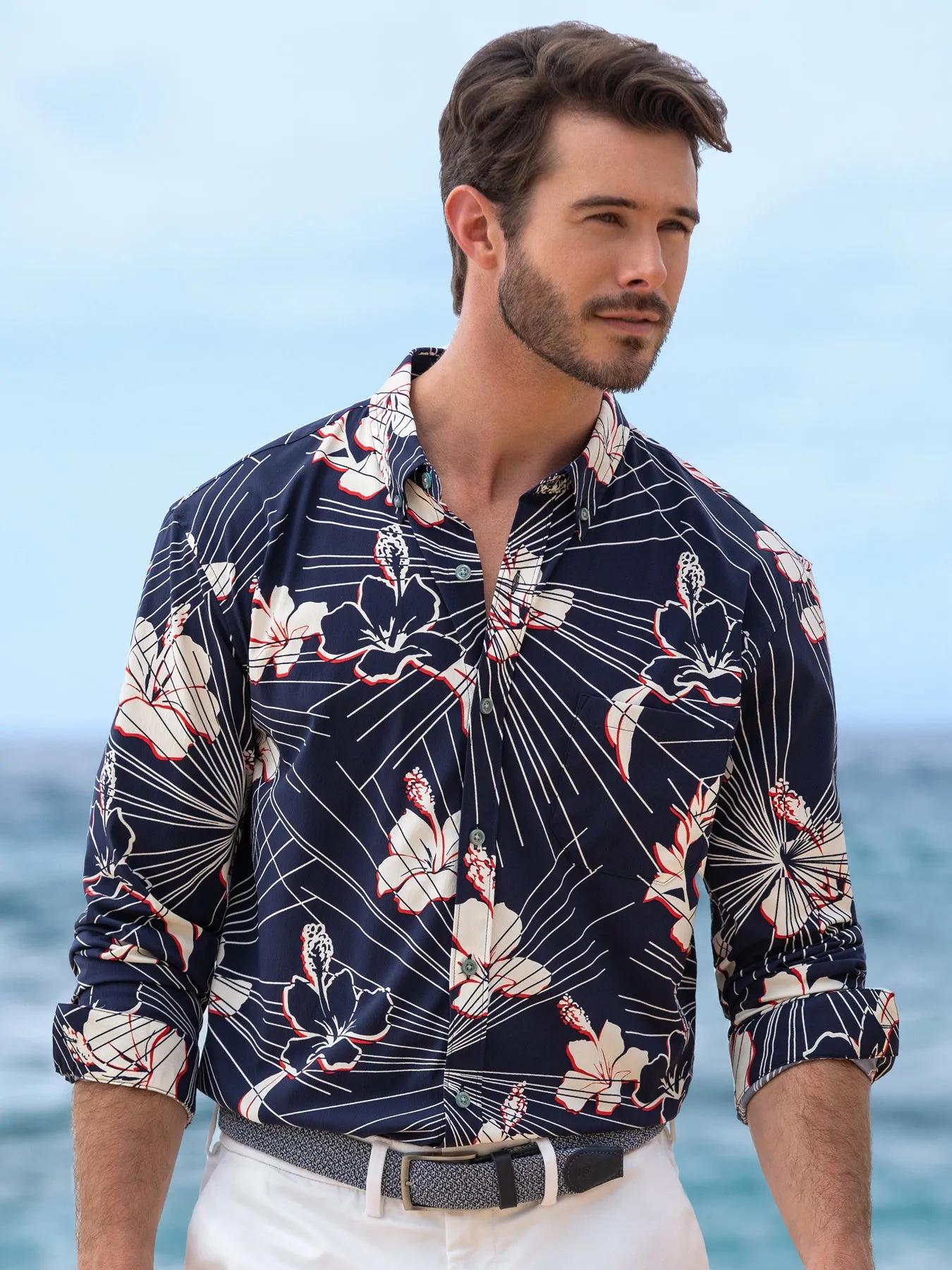 Cool Beams Long Sleeve - Tradewind Technology™ sold by Tori Richard product image thumbnail 4