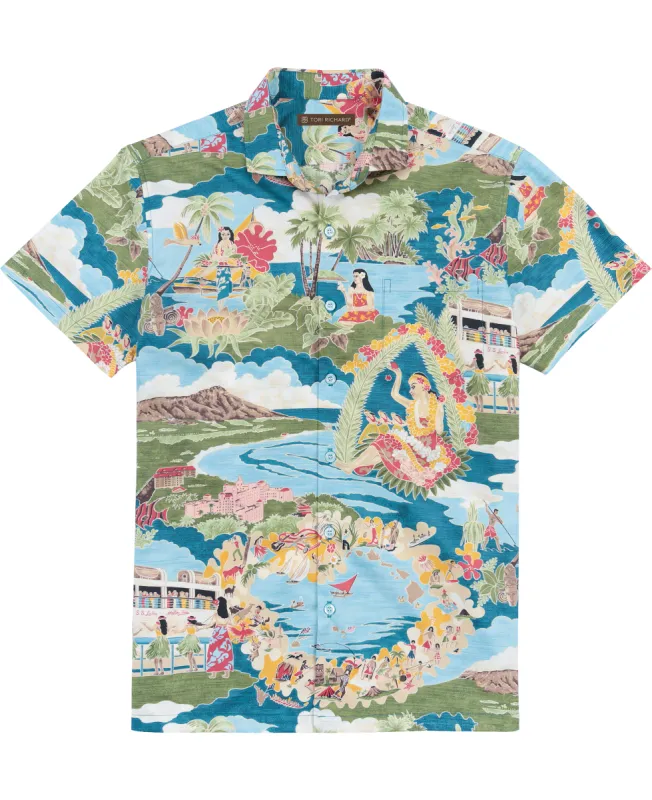 Boat Day Aloha (Big) sold by Tori Richard
