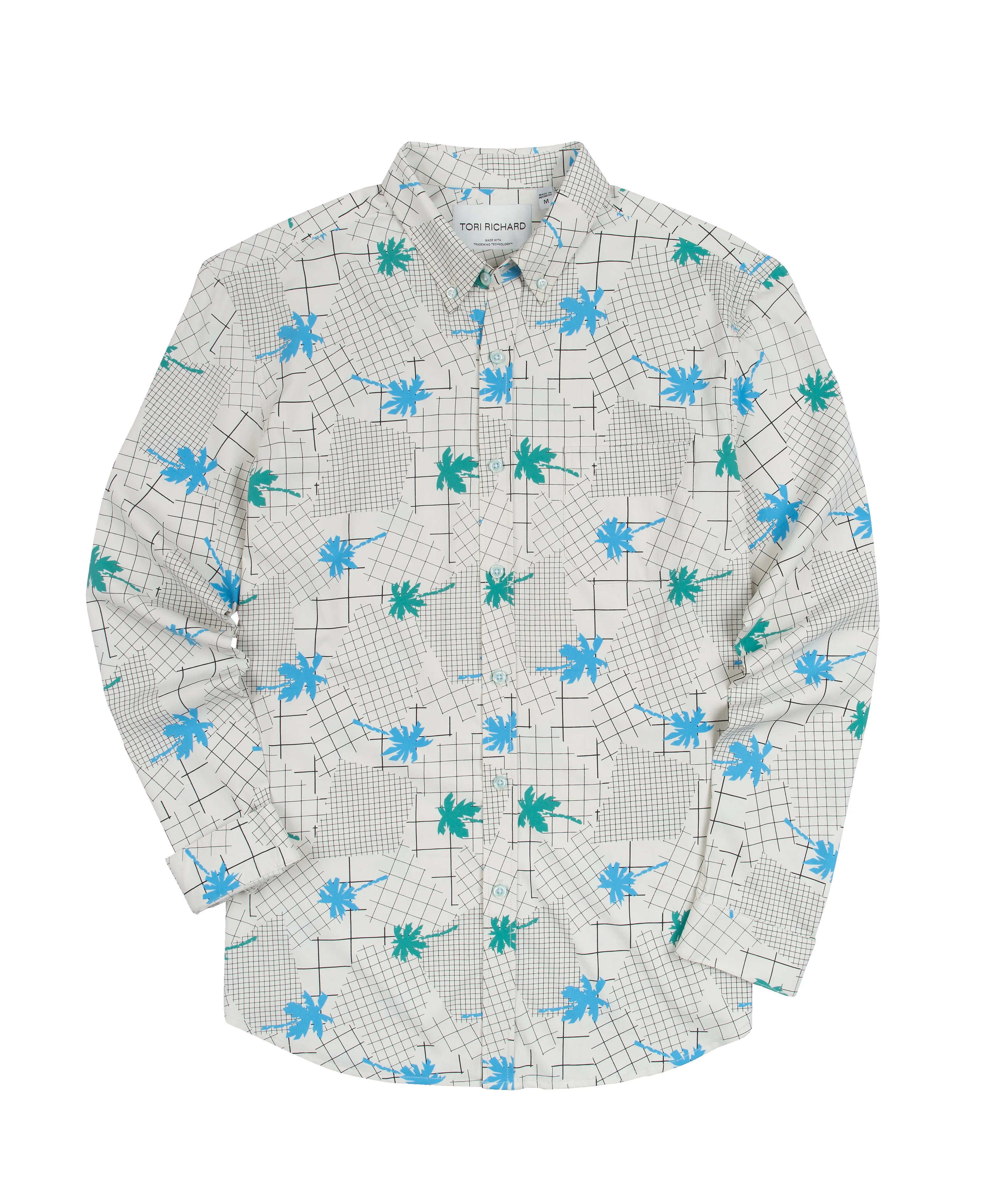 Cool Rad Palms Long Sleeve – Tradewind Technology™ sold by Tori Richard