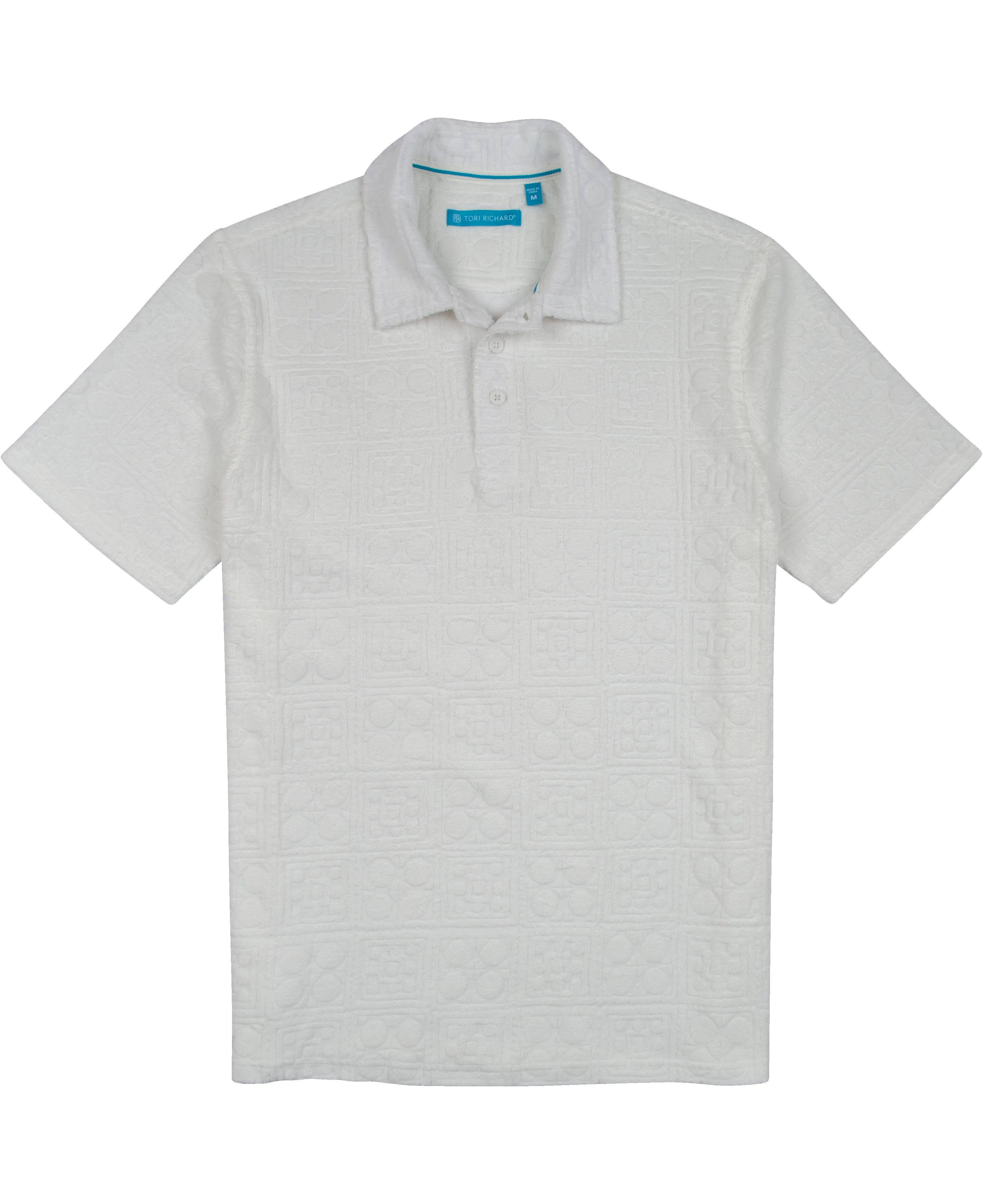 Woodcut Bungalow Jacquard Terry Polo sold by Tori Richard product image thumbnail 4