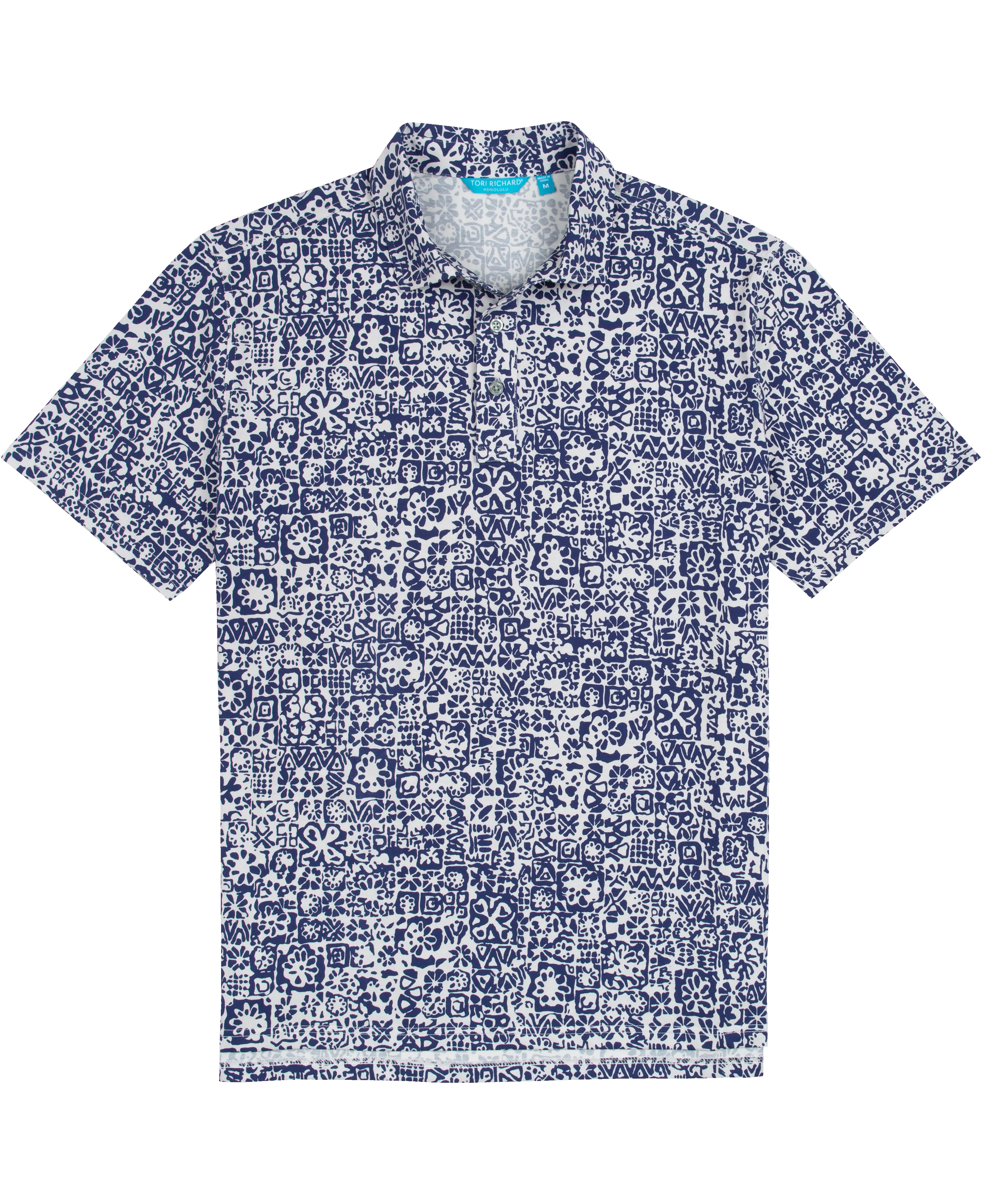 Anuanu Block Polo – Tradewind Technology™ sold by Tori Richard