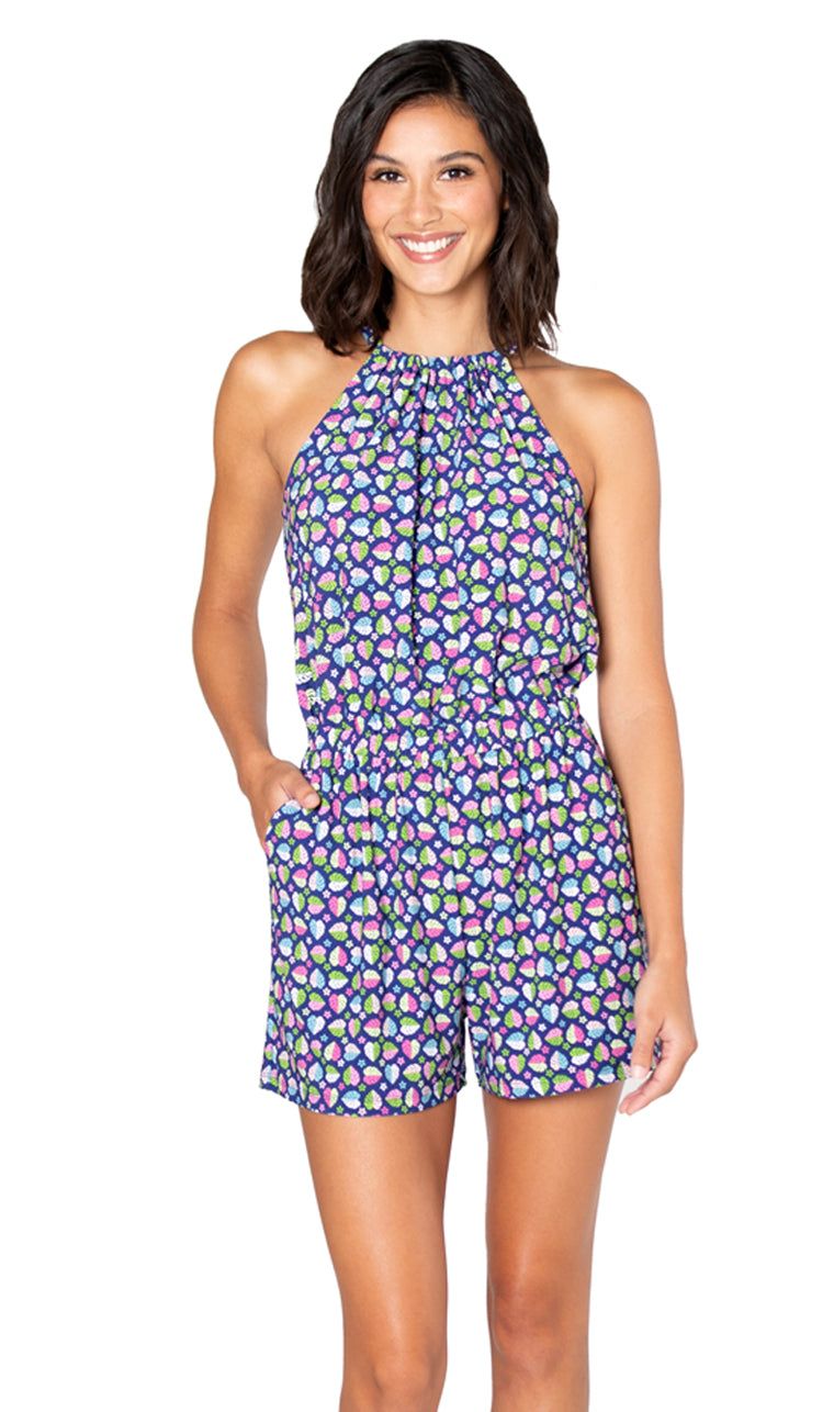 Playing It Cool Amiya Romper sold by Tori Richard