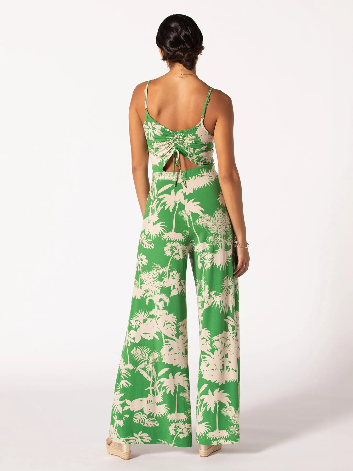 Botanical Garden Bimini Jumpsuit - Tradewind Technology™ sold by Tori Richard product image thumbnail 3