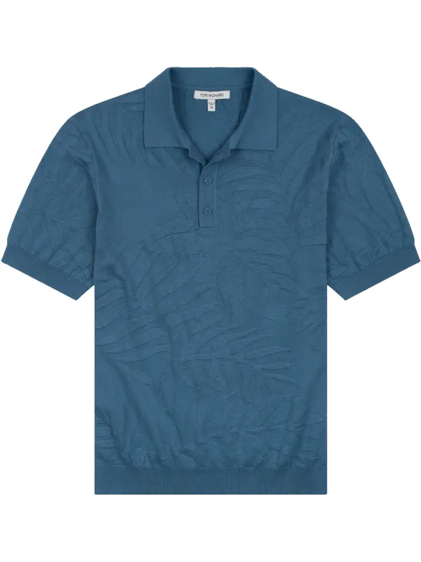 Bas-Relief Sweater Polo made by Tori Richard
