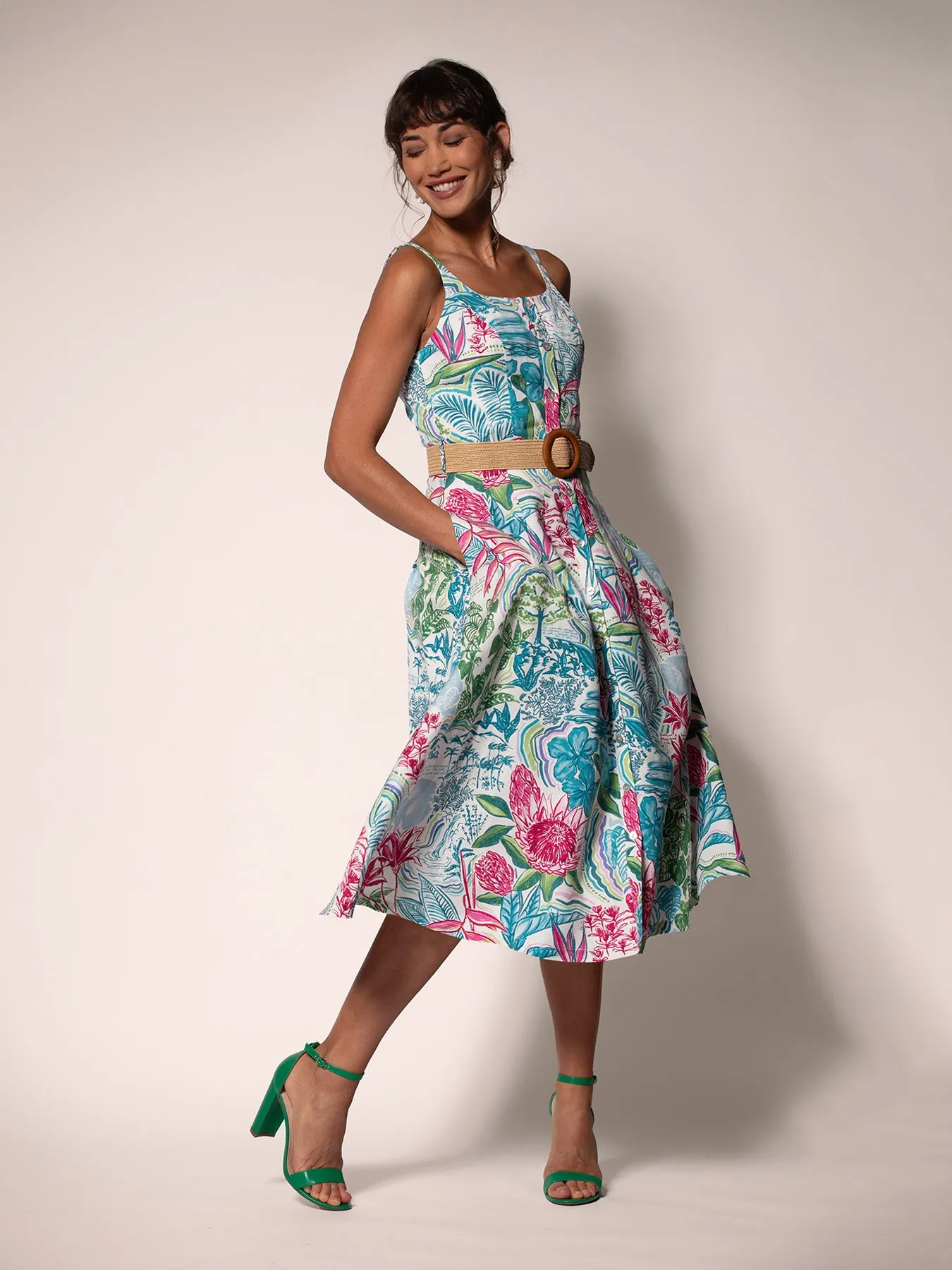 Mele's Sketchbook Kalone Dress sold by Tori Richard