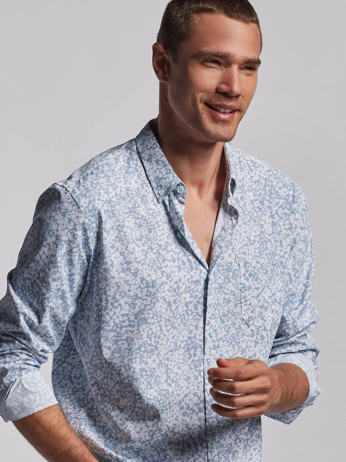 Floralia Long Sleeve - Tradewind Technology® sold by Tori Richard product image thumbnail 2