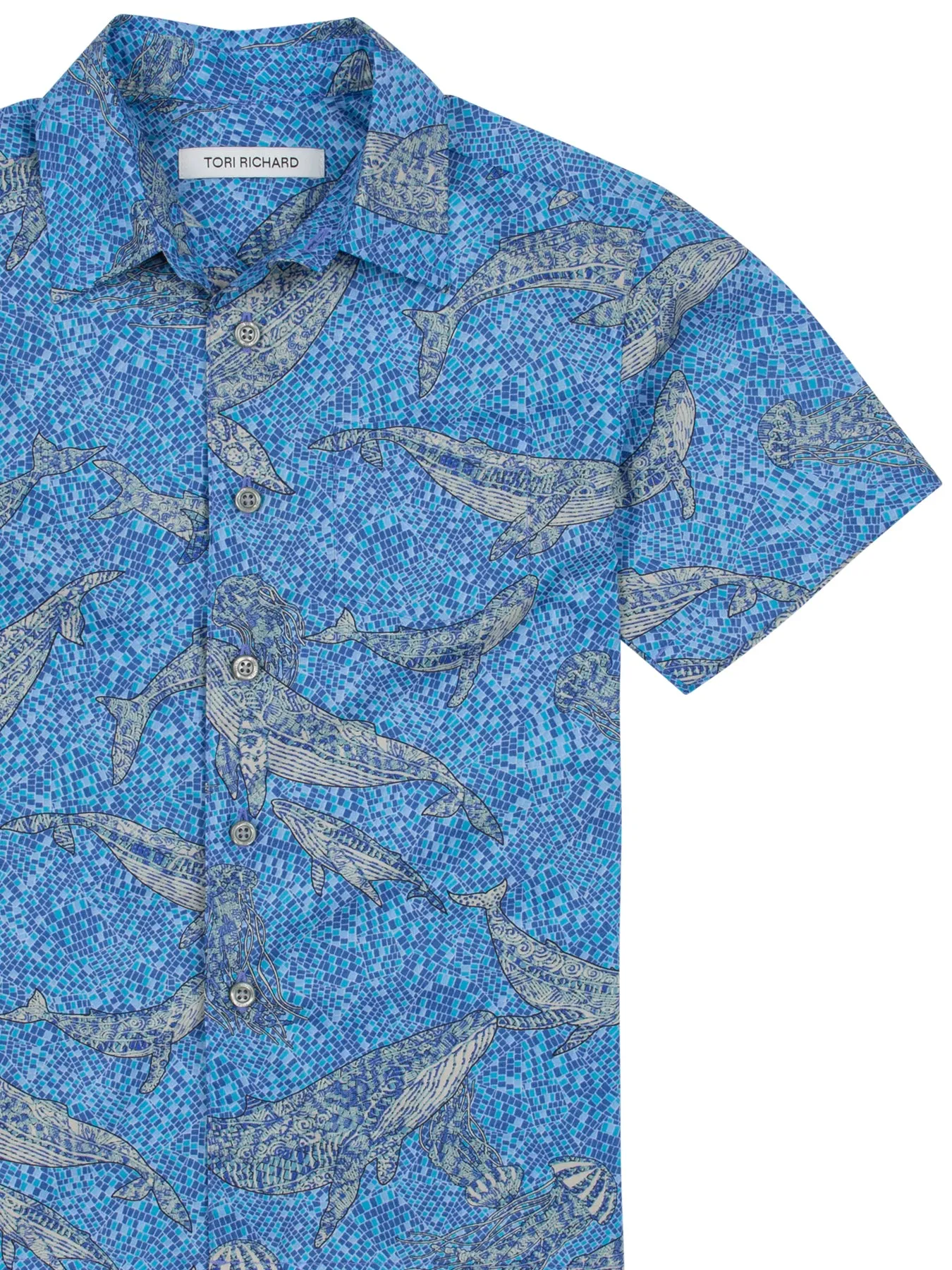 Marine Mosaic - Boy's sold by Tori Richard product image thumbnail 3