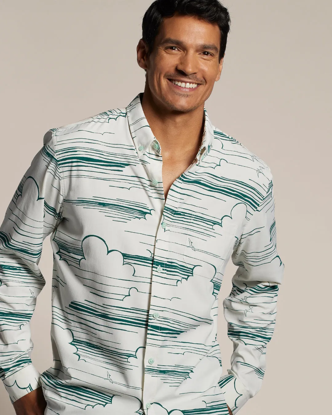 In the Clouds Long Sleeve - Tradewind Technology™ sold by Tori Richard product image thumbnail 2