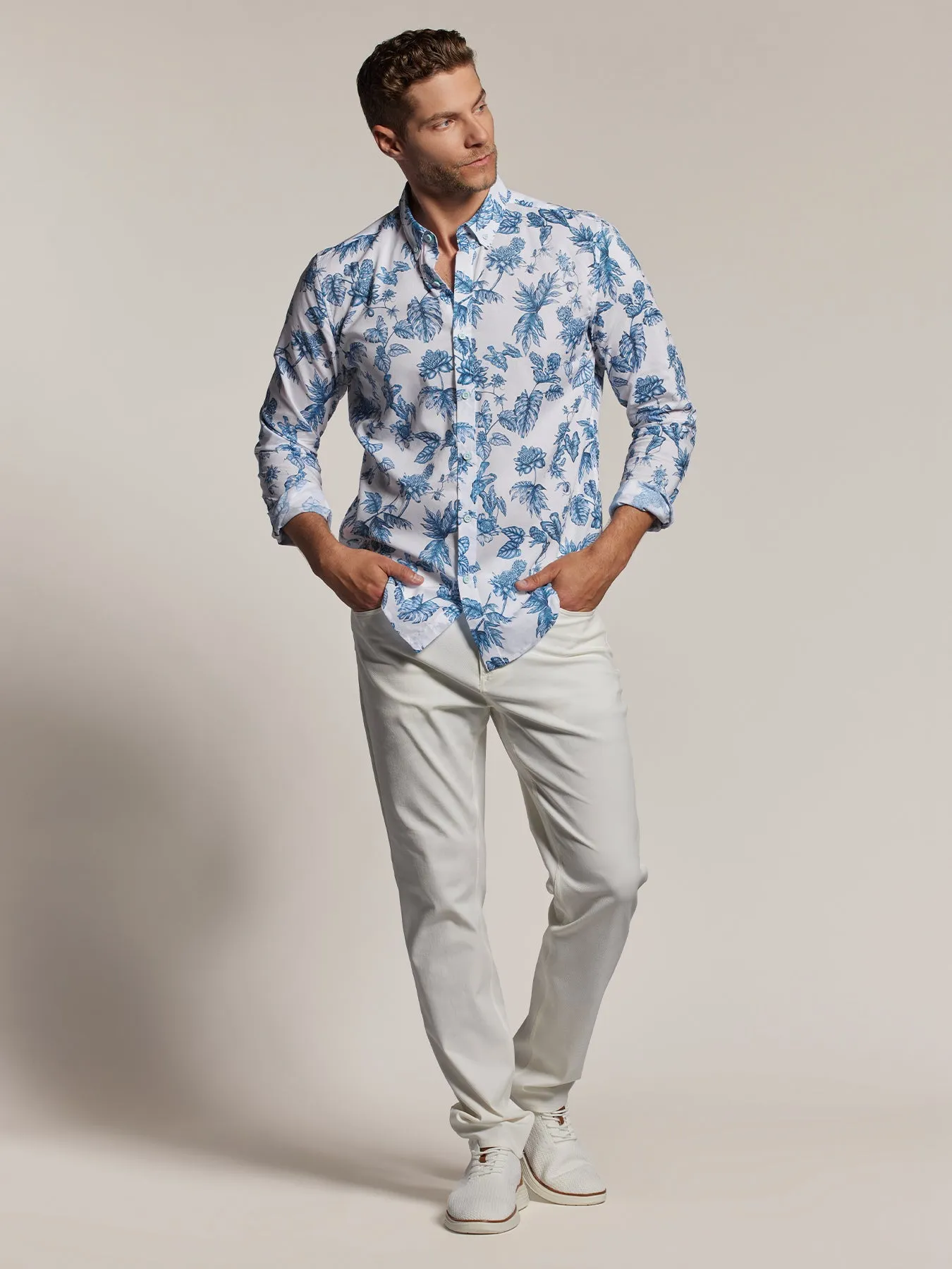 Flora Ink. Long Sleeve sold by Tori Richard product image thumbnail 3