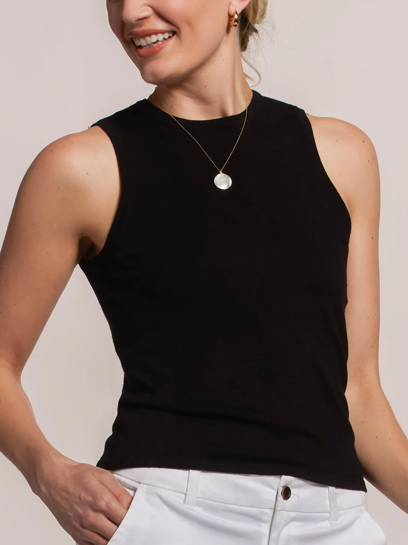 Sleek Knits Zhandra Tank sold by Tori Richard product image thumbnail 2