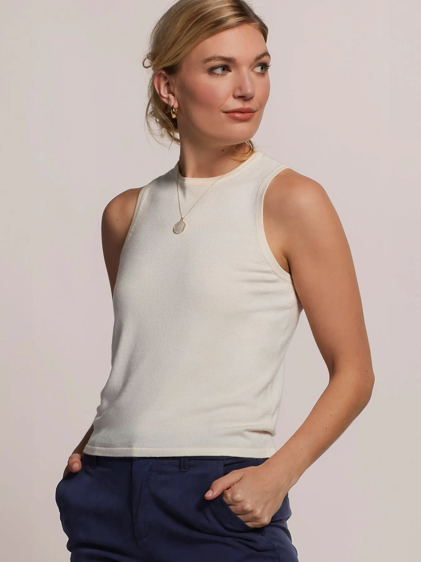 Sleek Knits Zhandra Tank sold by Tori Richard product image thumbnail 3