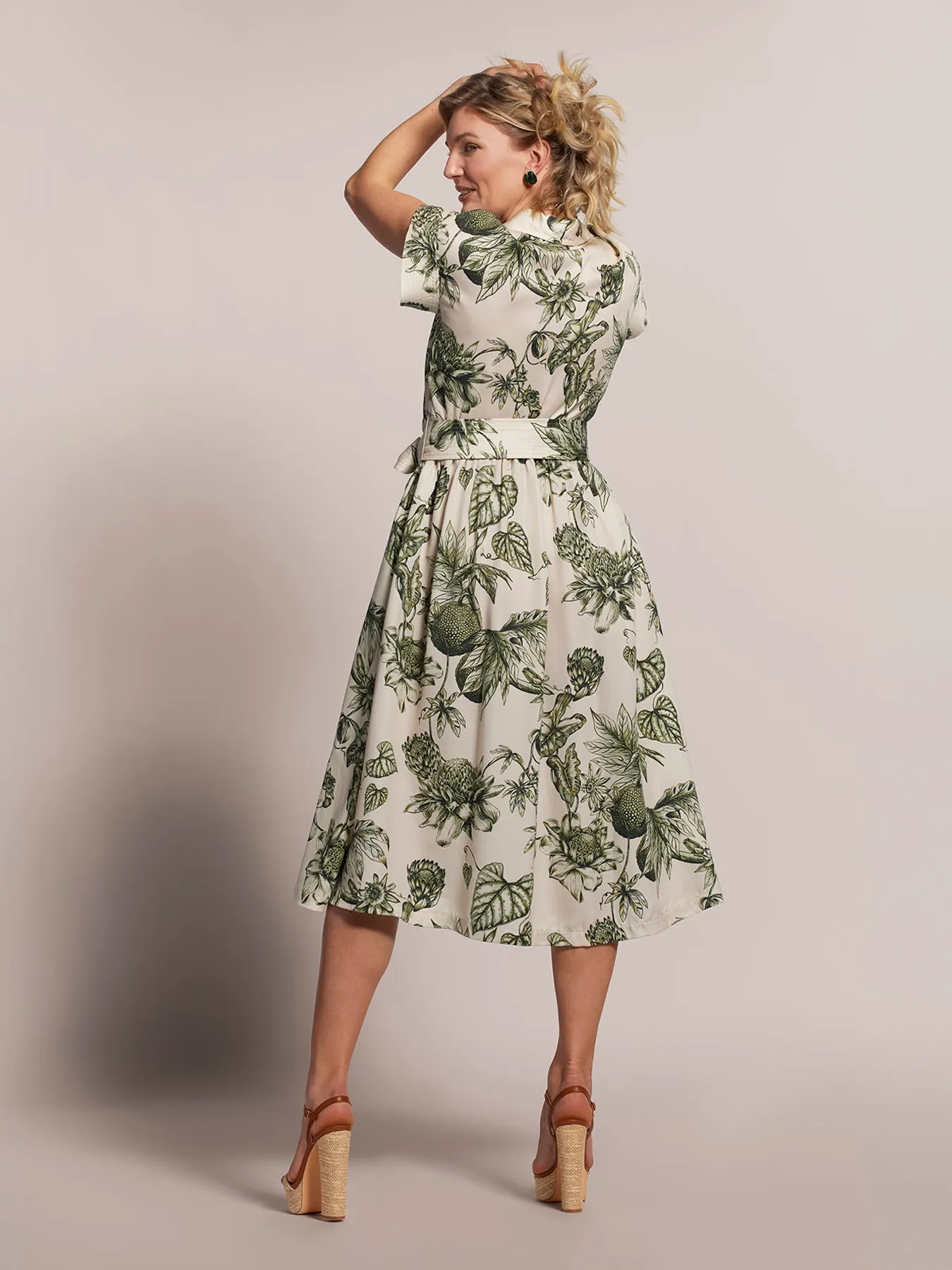 Flora in Ink Marni Dress sold by Tori Richard product image thumbnail 3