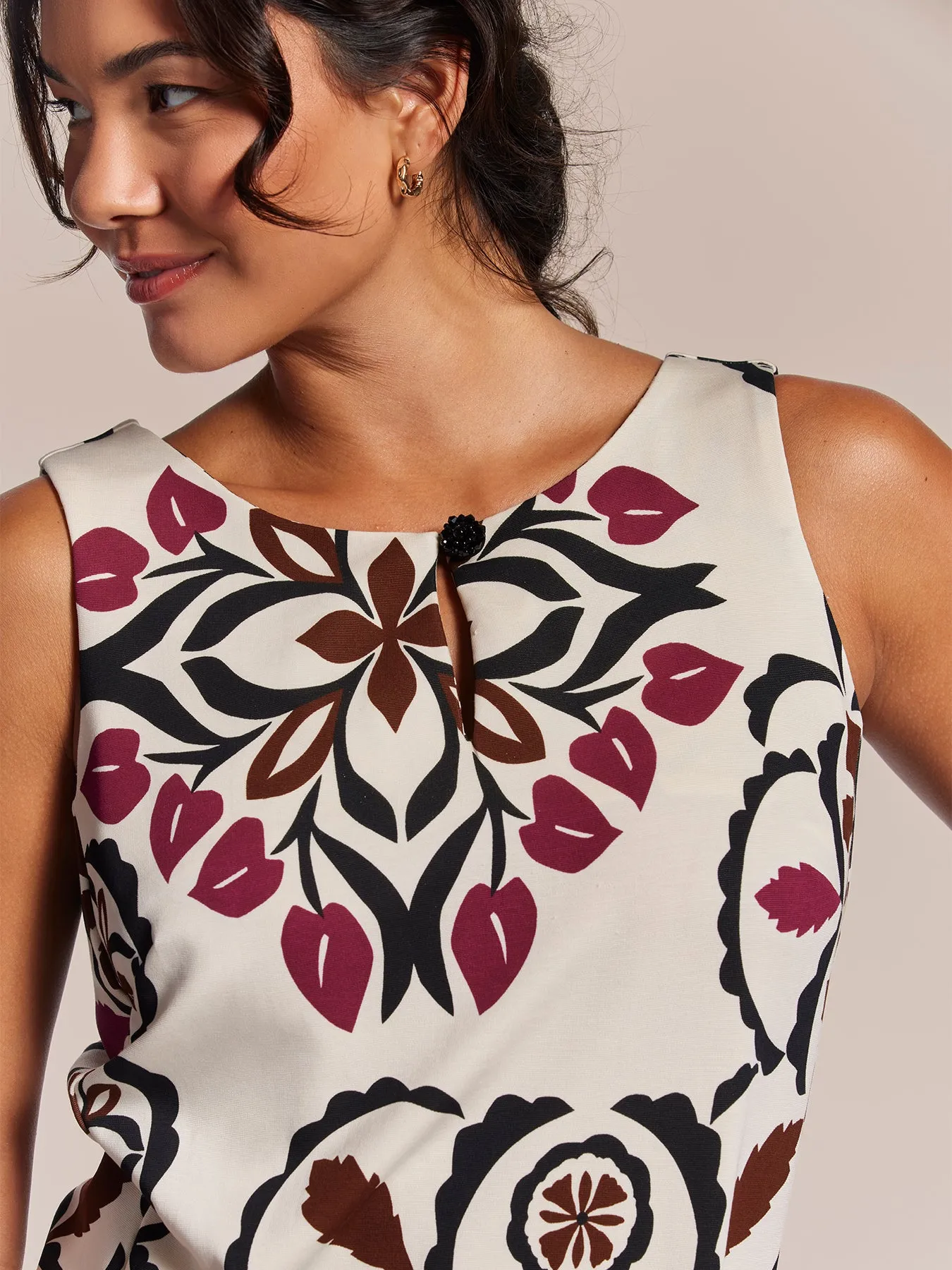 Quilted Palm Dawna Dress sold by Tori Richard product image thumbnail 2