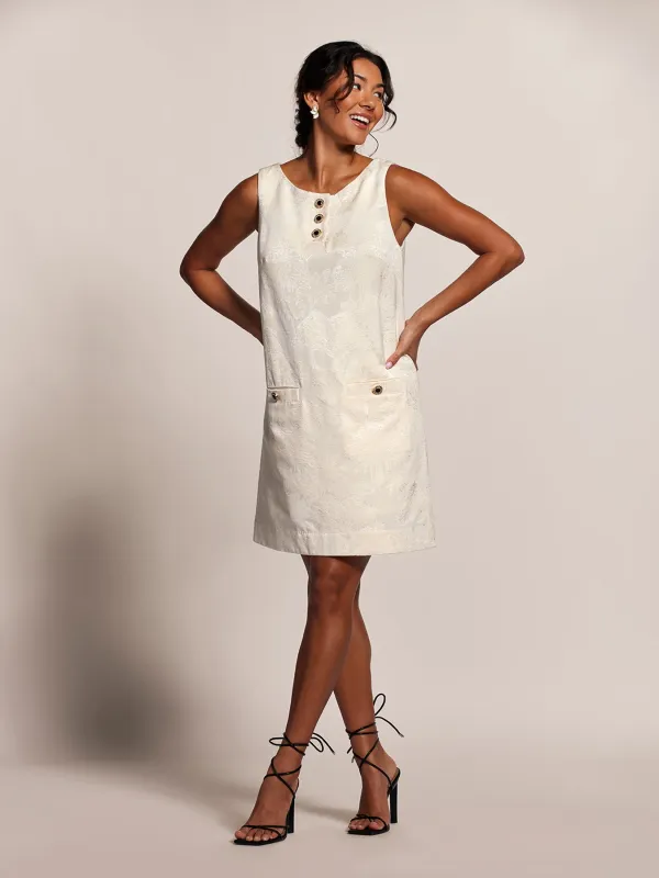 For the Trees Jacquard Gigi Dress made by Tori Richard