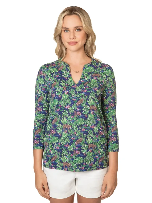 It's Like a Jungle Layla Top - Tradewind Technology™ sold by Tori Richard
