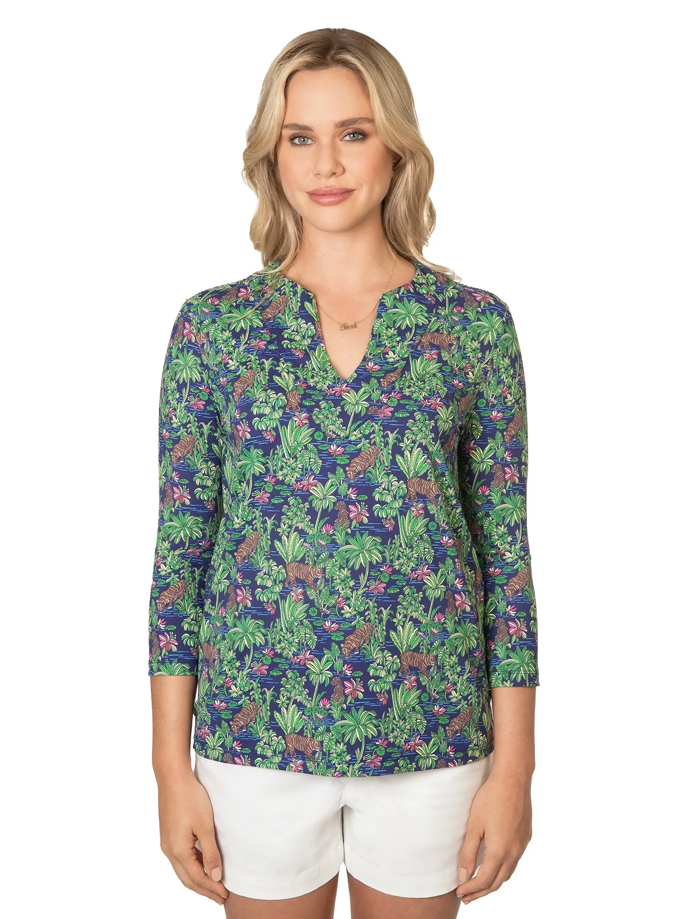 It's Like a Jungle Layla Top - Tradewind Technology™ sold by Tori Richard