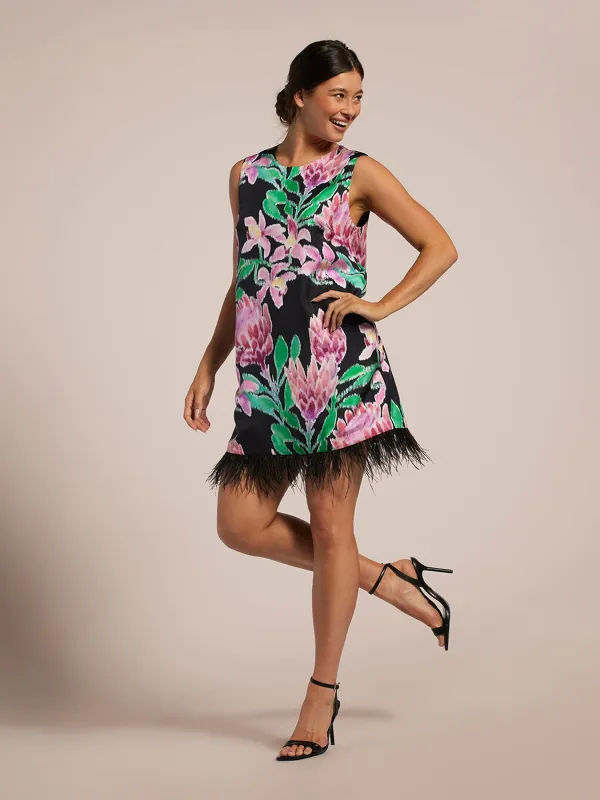 Fleur de Lei Aster Dress sold by Tori Richard