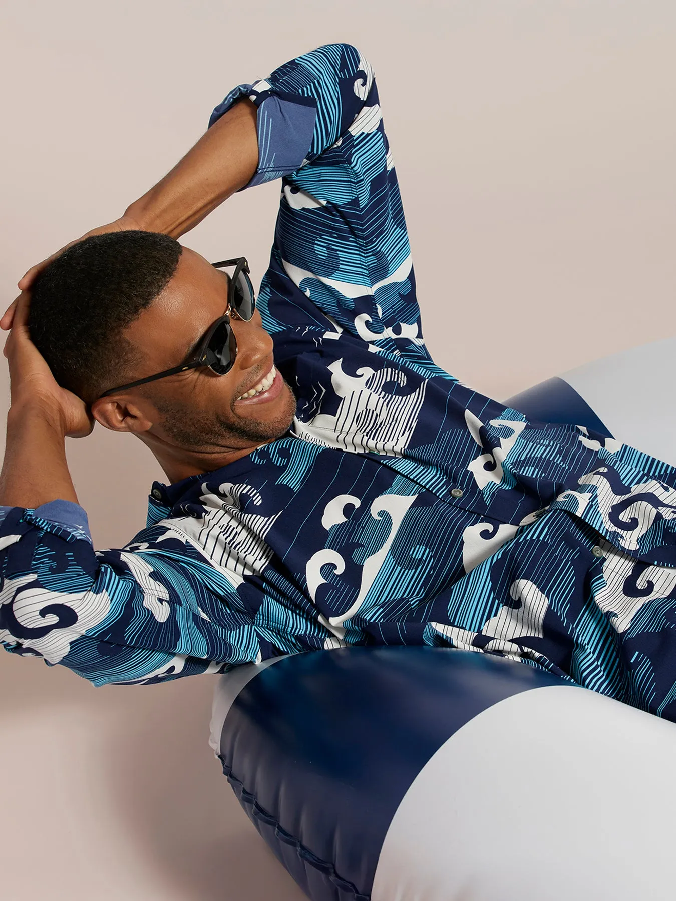 Wavebreak Long Sleeve – Tradewind Technology™ sold by Tori Richard product image thumbnail 3