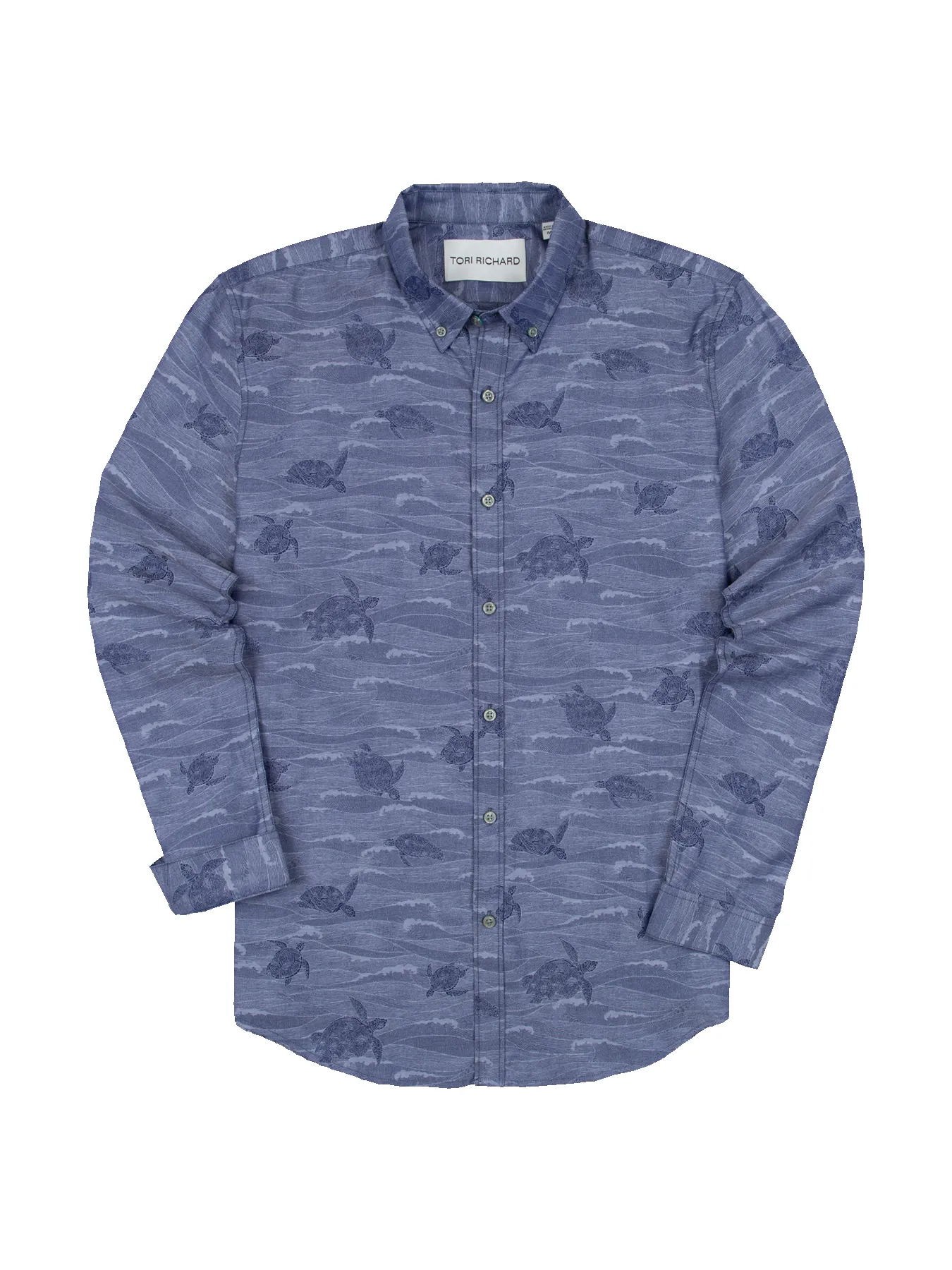 Honu Ocean Jacquard Long Sleeve sold by Tori Richard