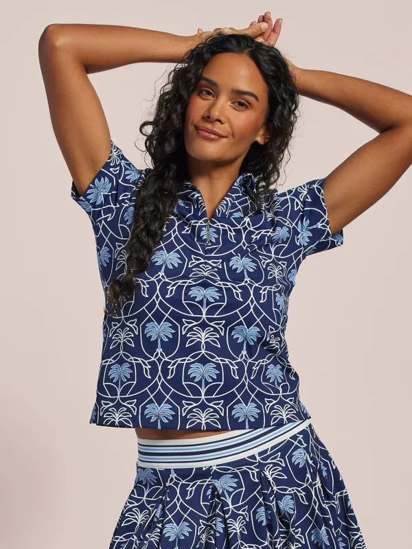 Palm Royale Mira Polo - Tradewind Technology® made by Tori Richard