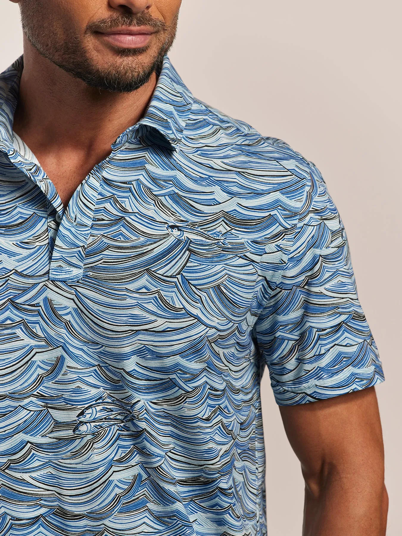 Wave Runner Polo - Tradewind Technology® sold by Tori Richard product image thumbnail 5