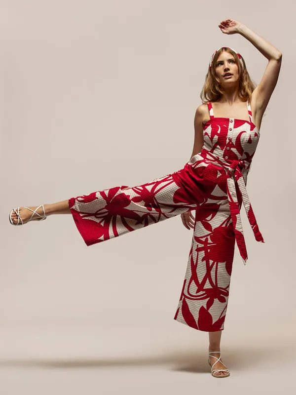 Scarlet Agnes Jumpsuit made by Tori Richard