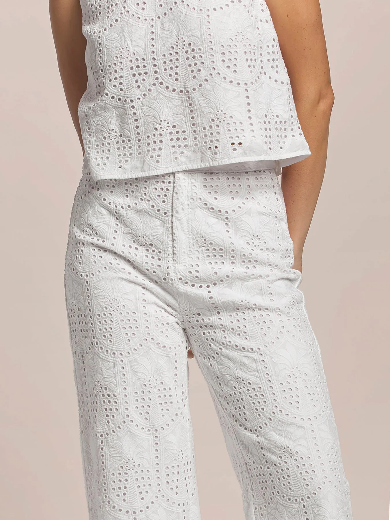 Eyelet Palm Phoebe Pant sold by Tori Richard product image thumbnail 2