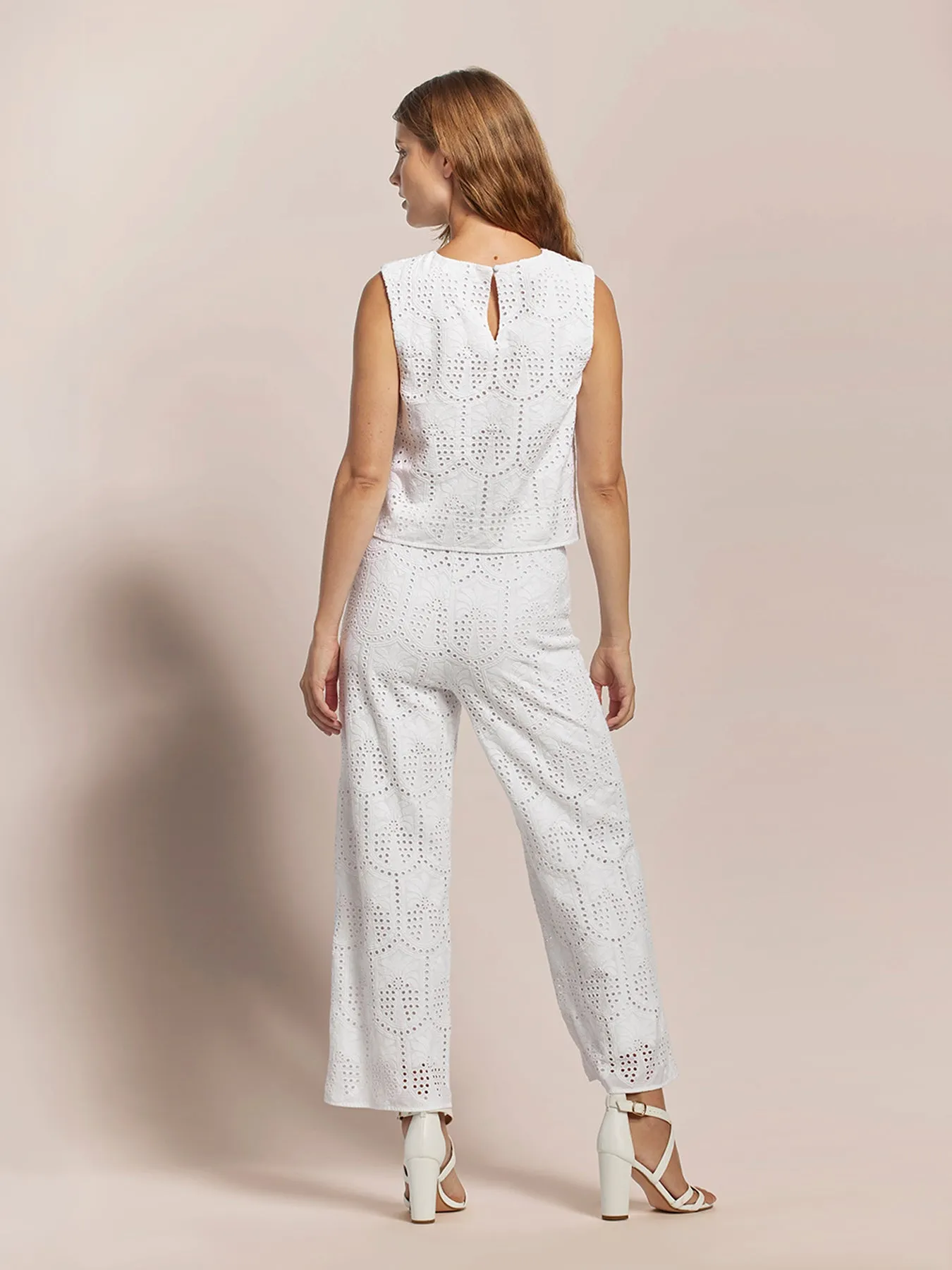 Eyelet Palm Phoebe Pant sold by Tori Richard product image thumbnail 3