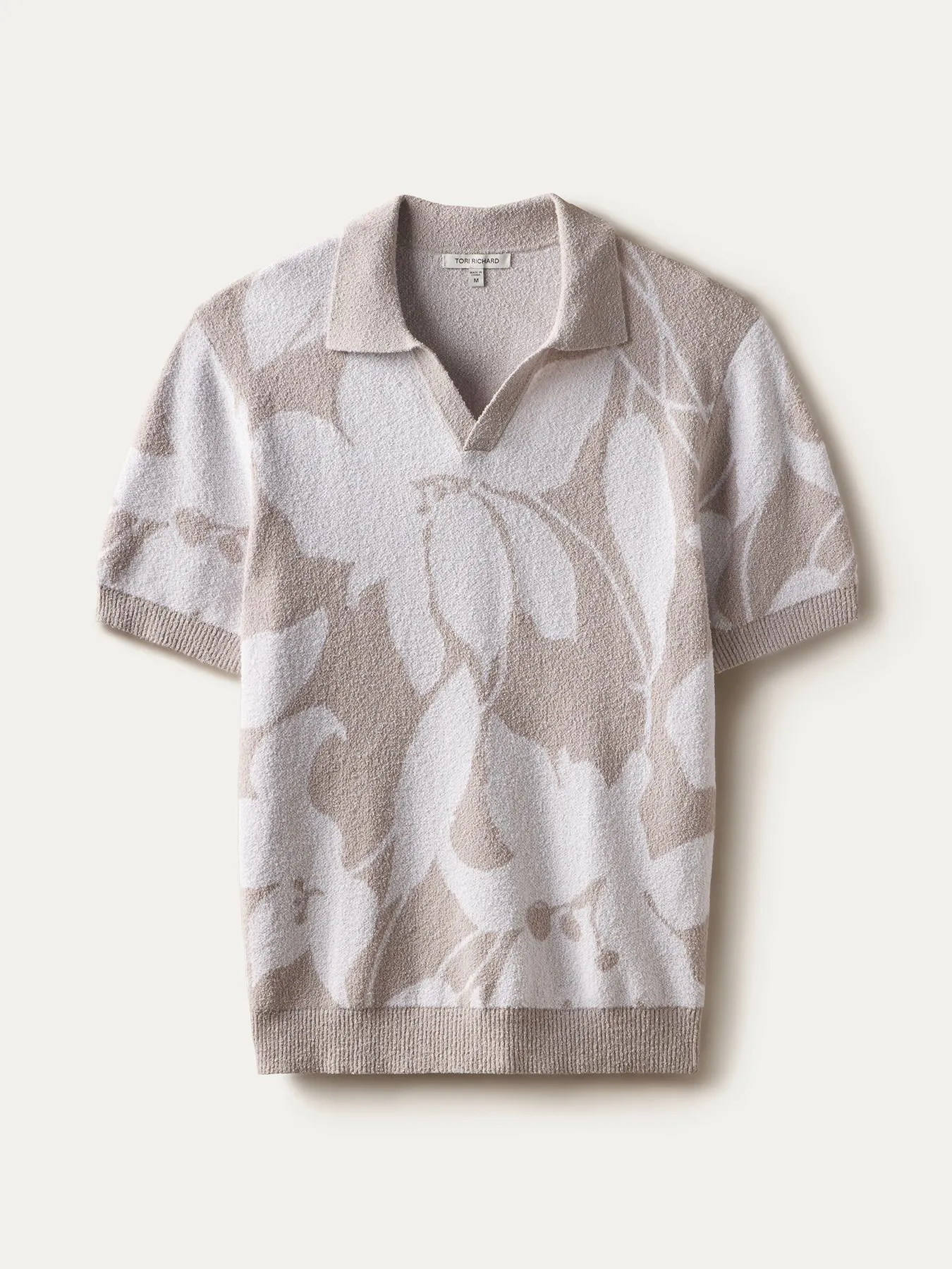 Retro Bloom Boucle Polo sold by Tori Richard