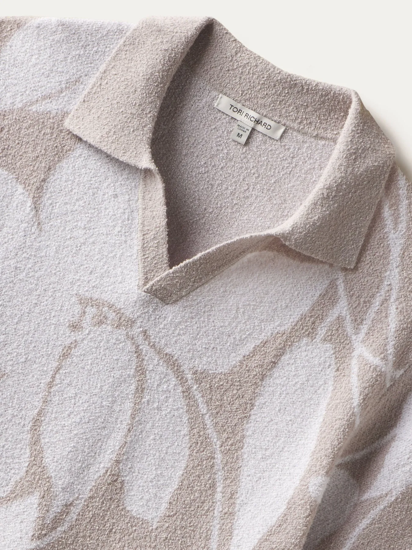 Retro Bloom Boucle Polo sold by Tori Richard product image thumbnail 2