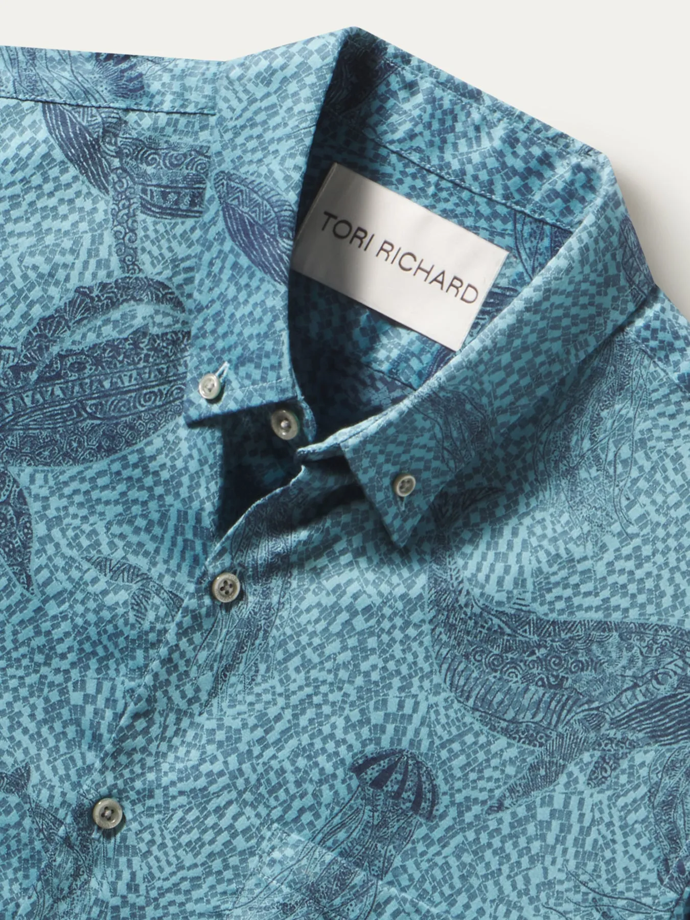 Marine Mosaic Jacquard sold by Tori Richard product image thumbnail 2