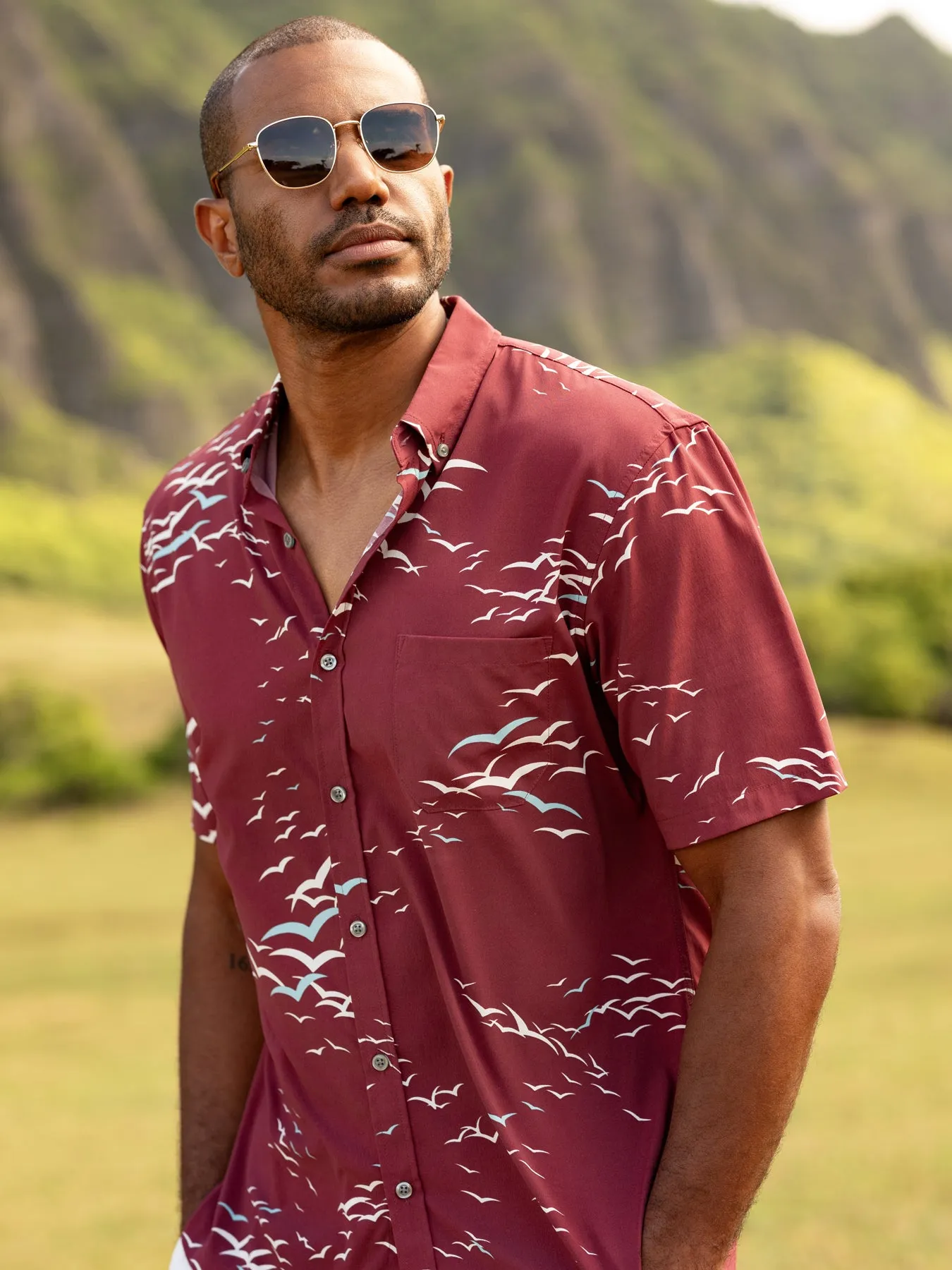 Snow Birds - Tradewind Technology™ sold by Tori Richard product image thumbnail 2