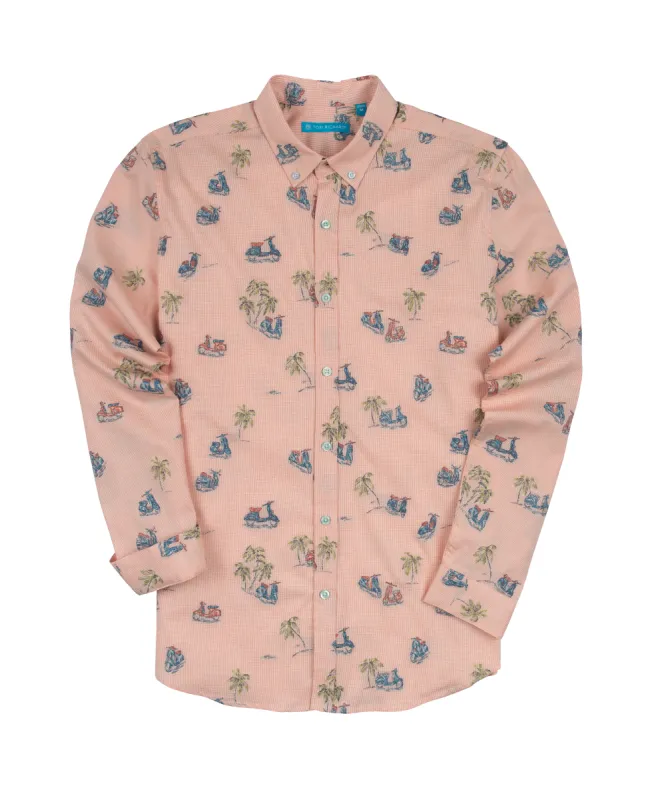 A To Beach Long Sleeve sold by Tori Richard