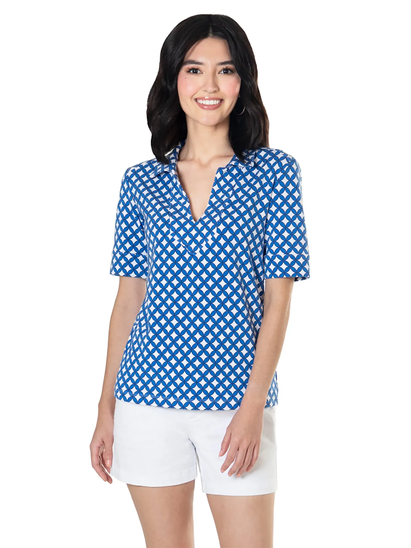 Around The World Lucia Top - Tradewind Technology™ sold by Tori Richard