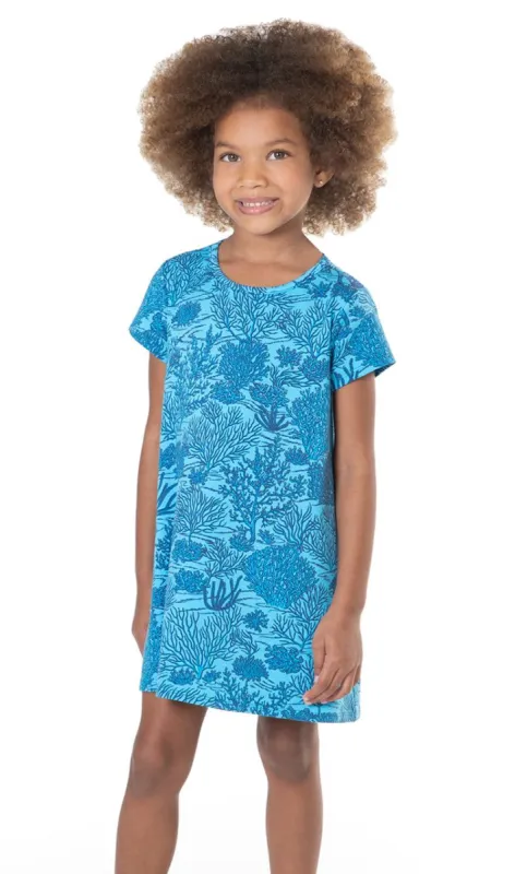 Ocean Toile Aria Dress - Tradewind Technology™ sold by Tori Richard