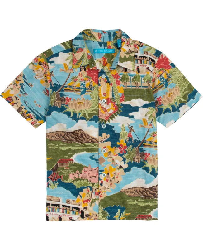Boat Day Aloha - Boy's sold by Tori Richard