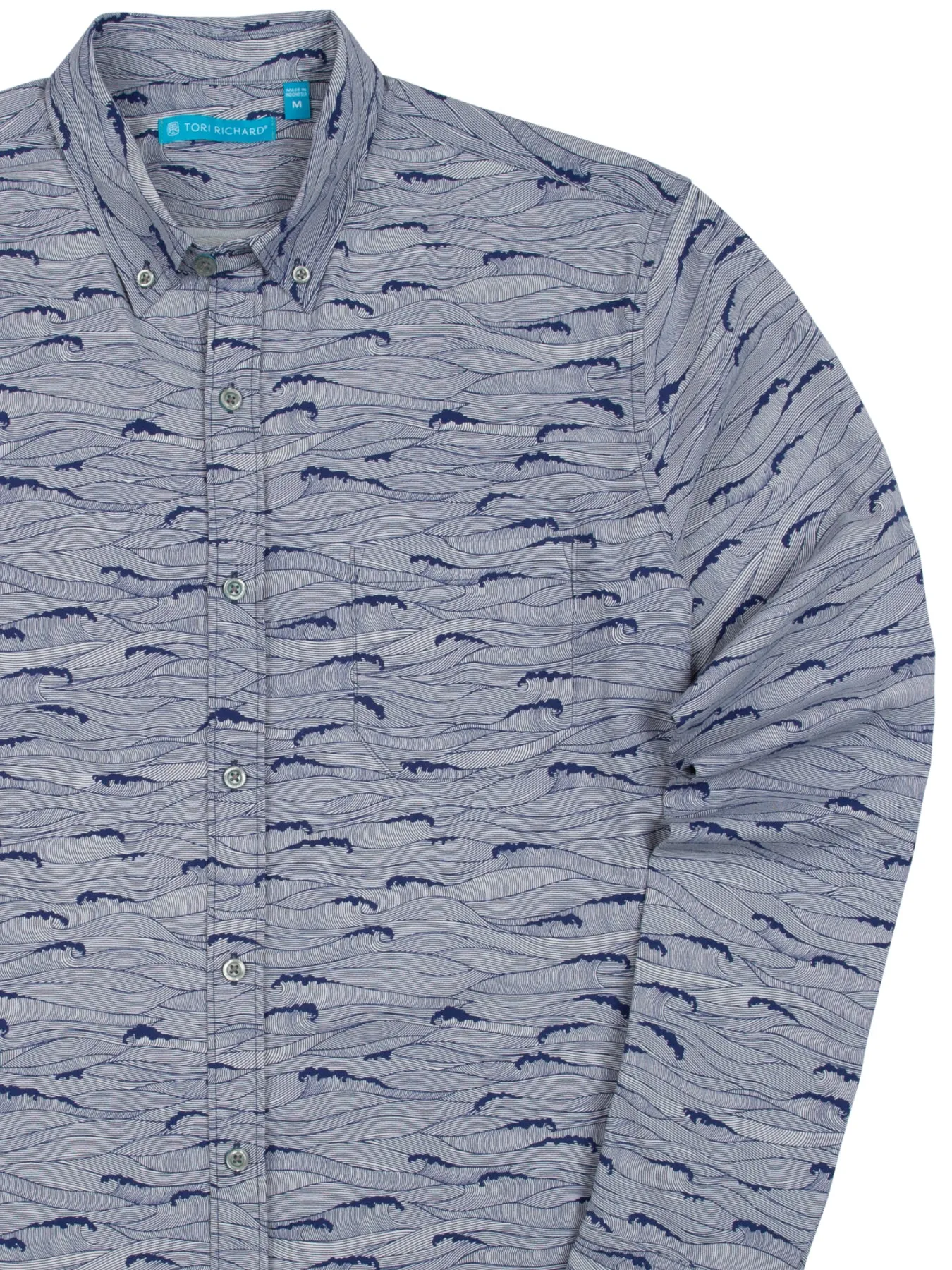 White Caps - Tradewind Technology™ Long Sleeve sold by Tori Richard product image thumbnail 3