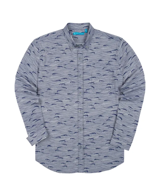 White Caps - Tradewind Technology™ Long Sleeve sold by Tori Richard