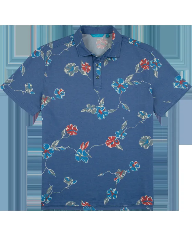 Hibiscus Splash Performance Polo - Tradewind Technology™ sold by Tori Richard