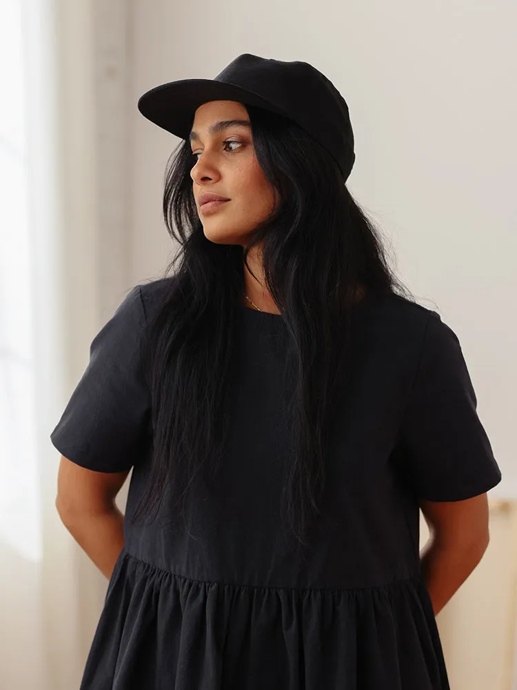 Linen Baseball Hat Black sold by Tradlands product image thumbnail 2