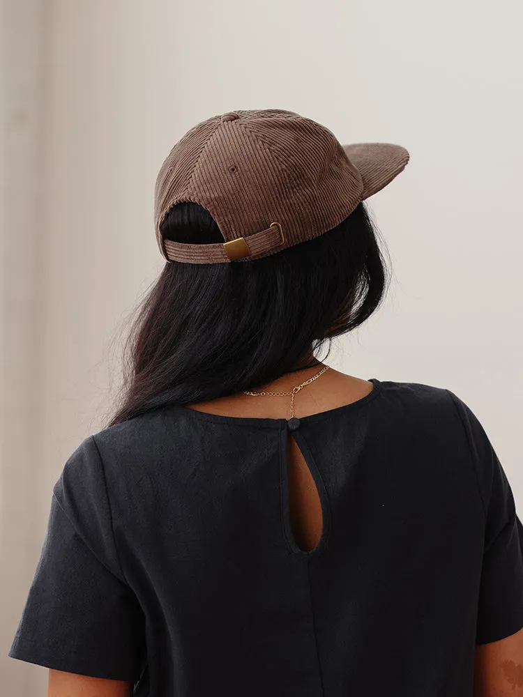 Corduroy Baseball Hat Brown sold by Tradlands product image thumbnail 2